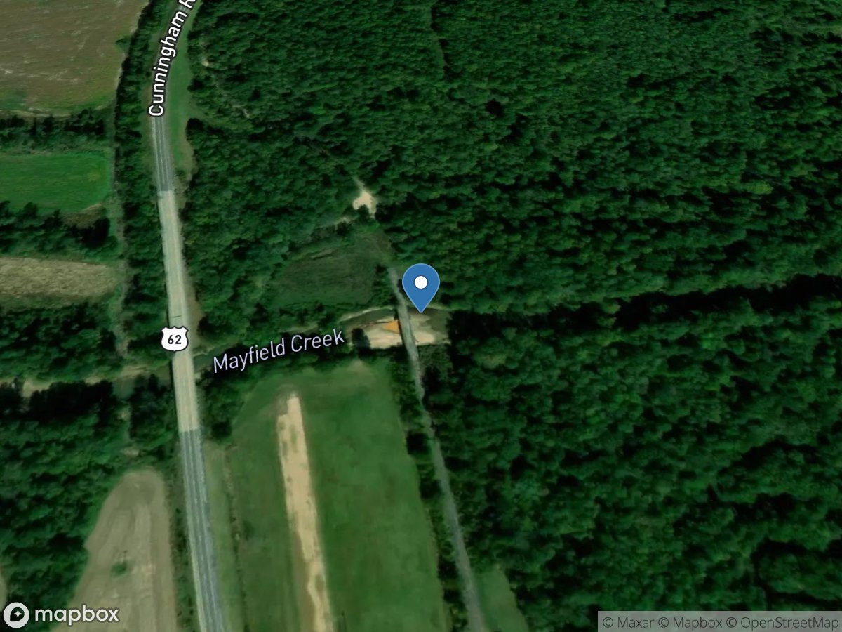 Mayfield Creek at Lovelaceville, KY location