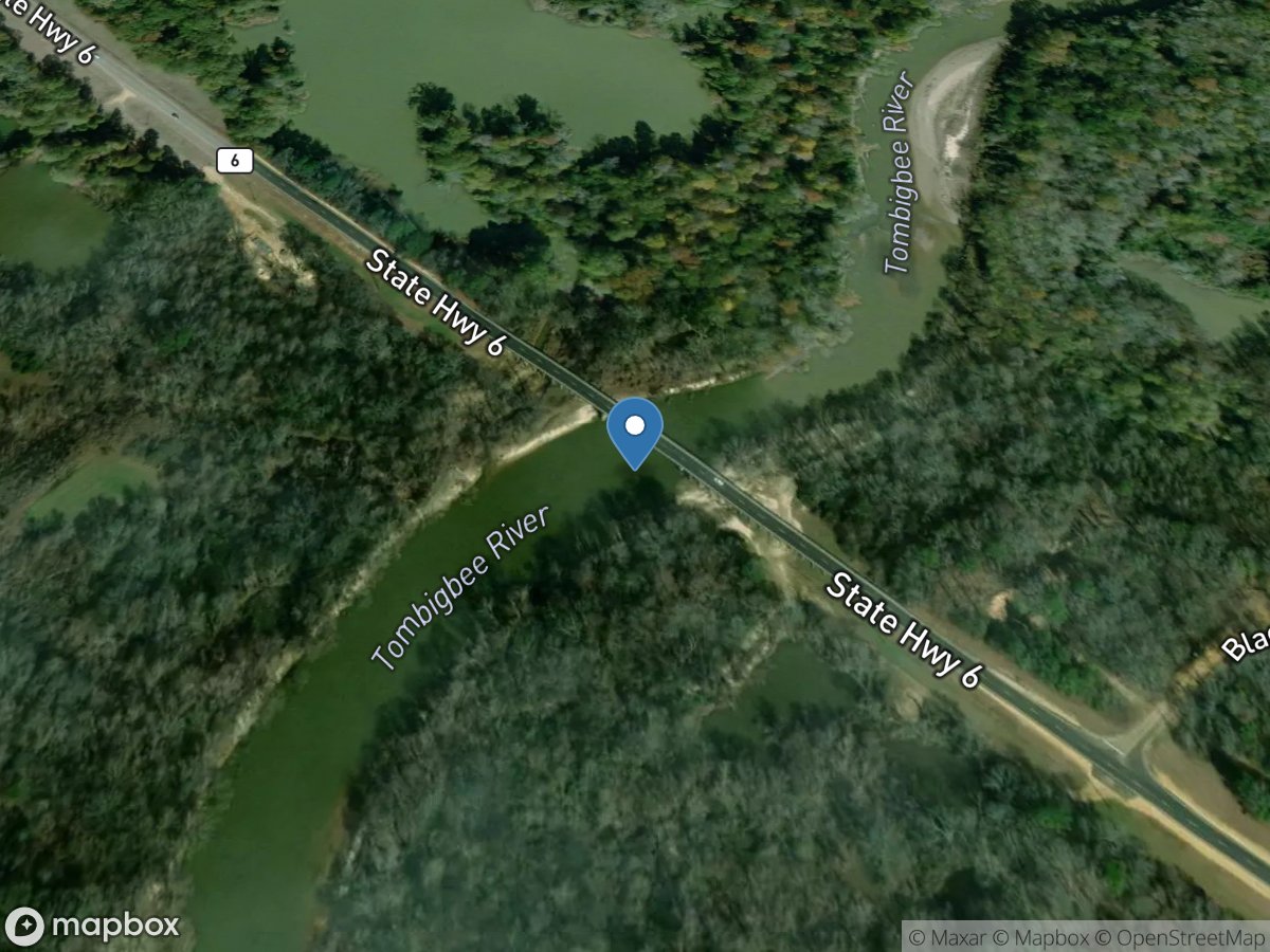 Tombigbee River at Bigbee, MS location