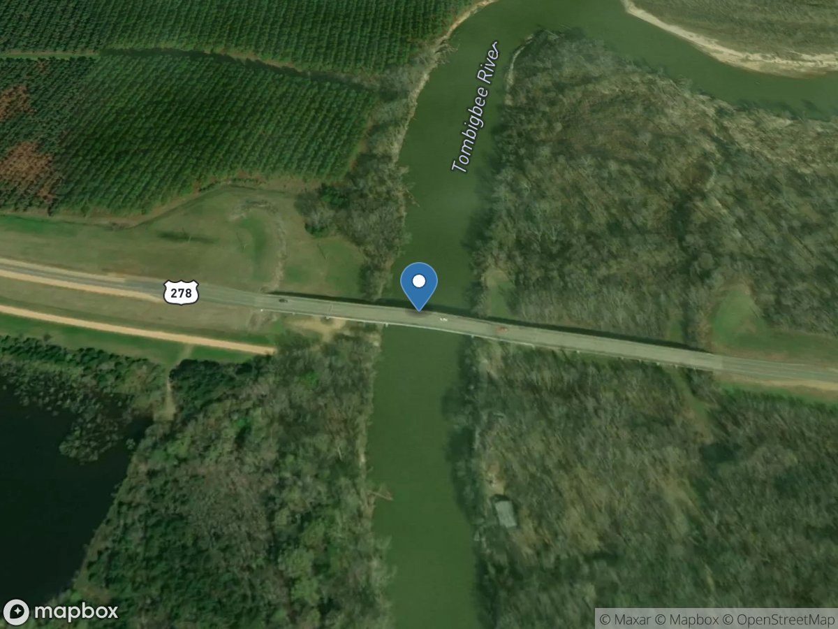 Tombigbee River near Amory, MS location