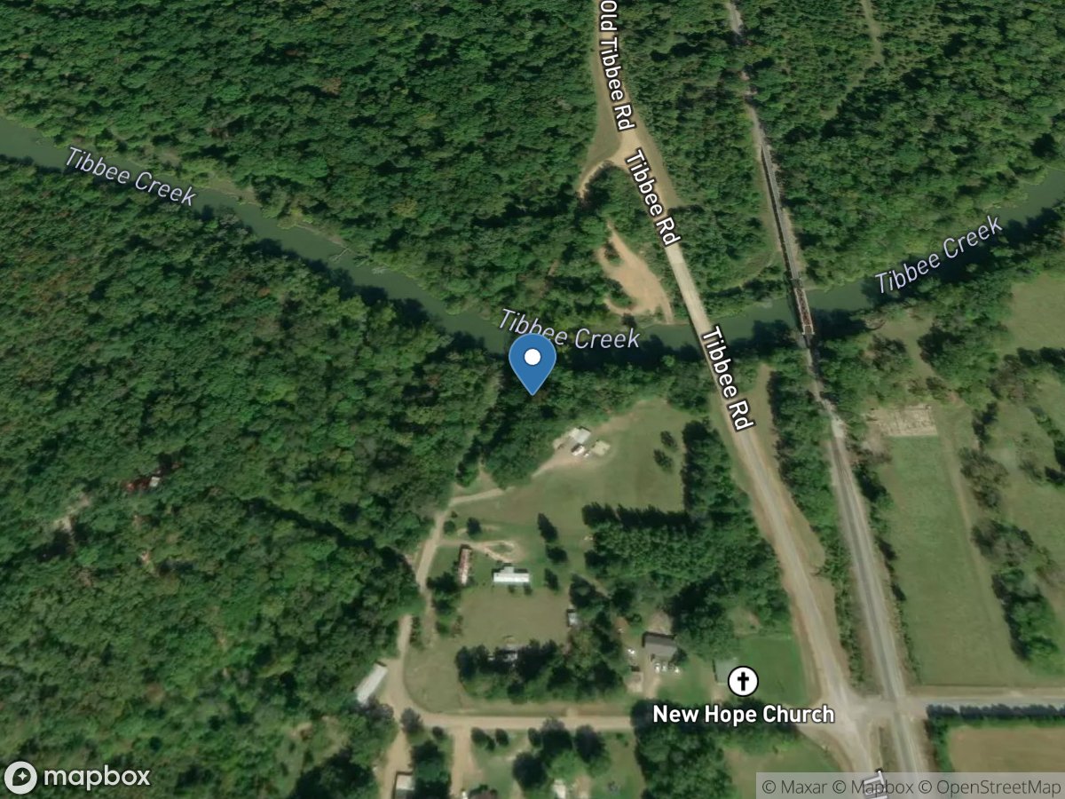 Tibbee Creek near Tibbee, MS location