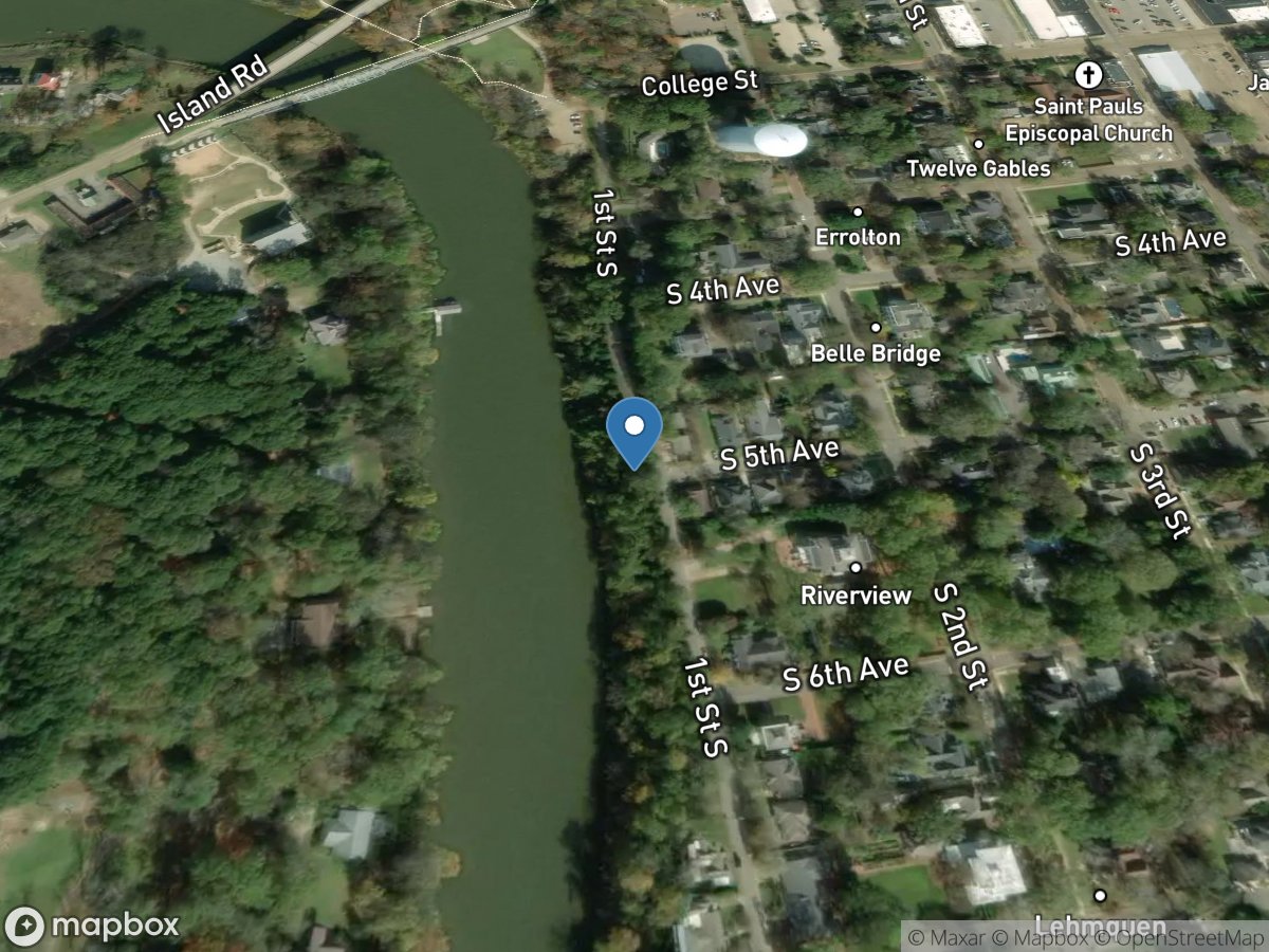 Tombigbee River at Columbus, MS location