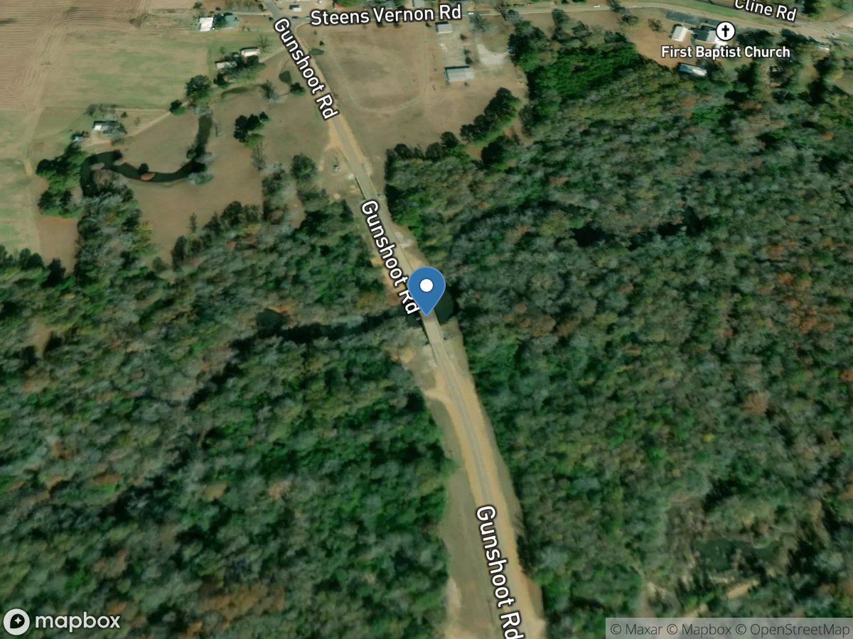 Luxapallila Creek at Steens, MS location