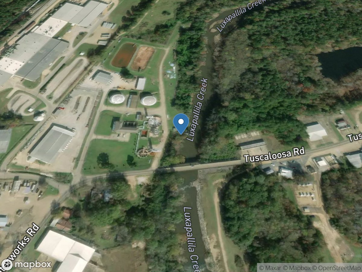 Luxapallila Creek near Columbus, MS location