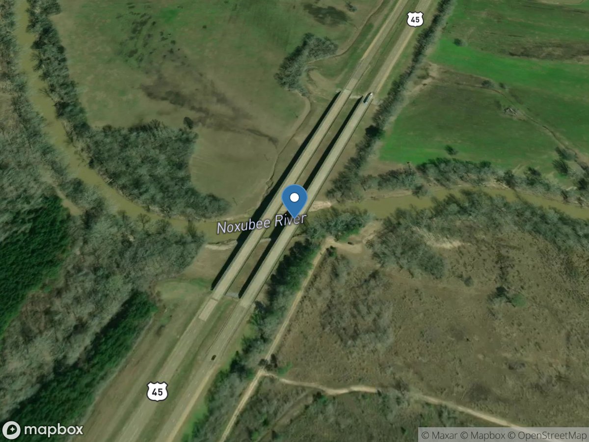 Noxubee River at Macon, MS location
