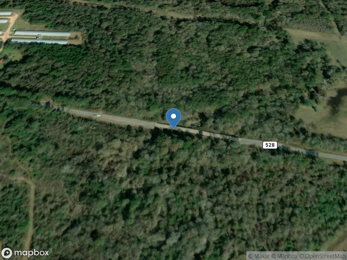 Tallahala Creek at Waldrup, MS location