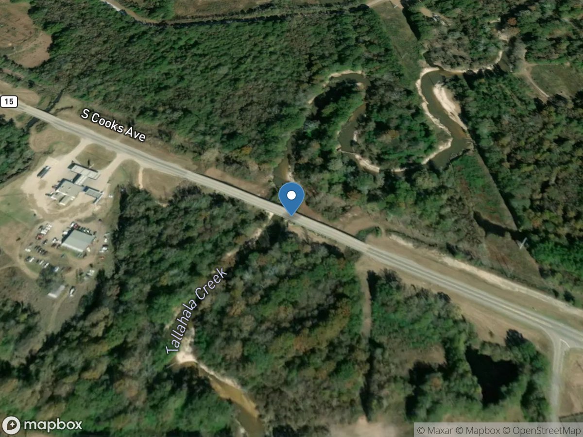 Tallahala Creek at Laurel, MS location