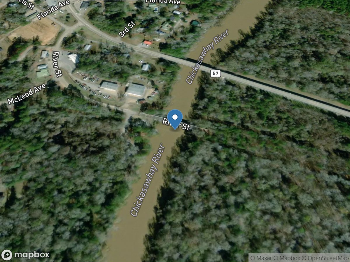 Chickasawhay River at Leakesville, MS location