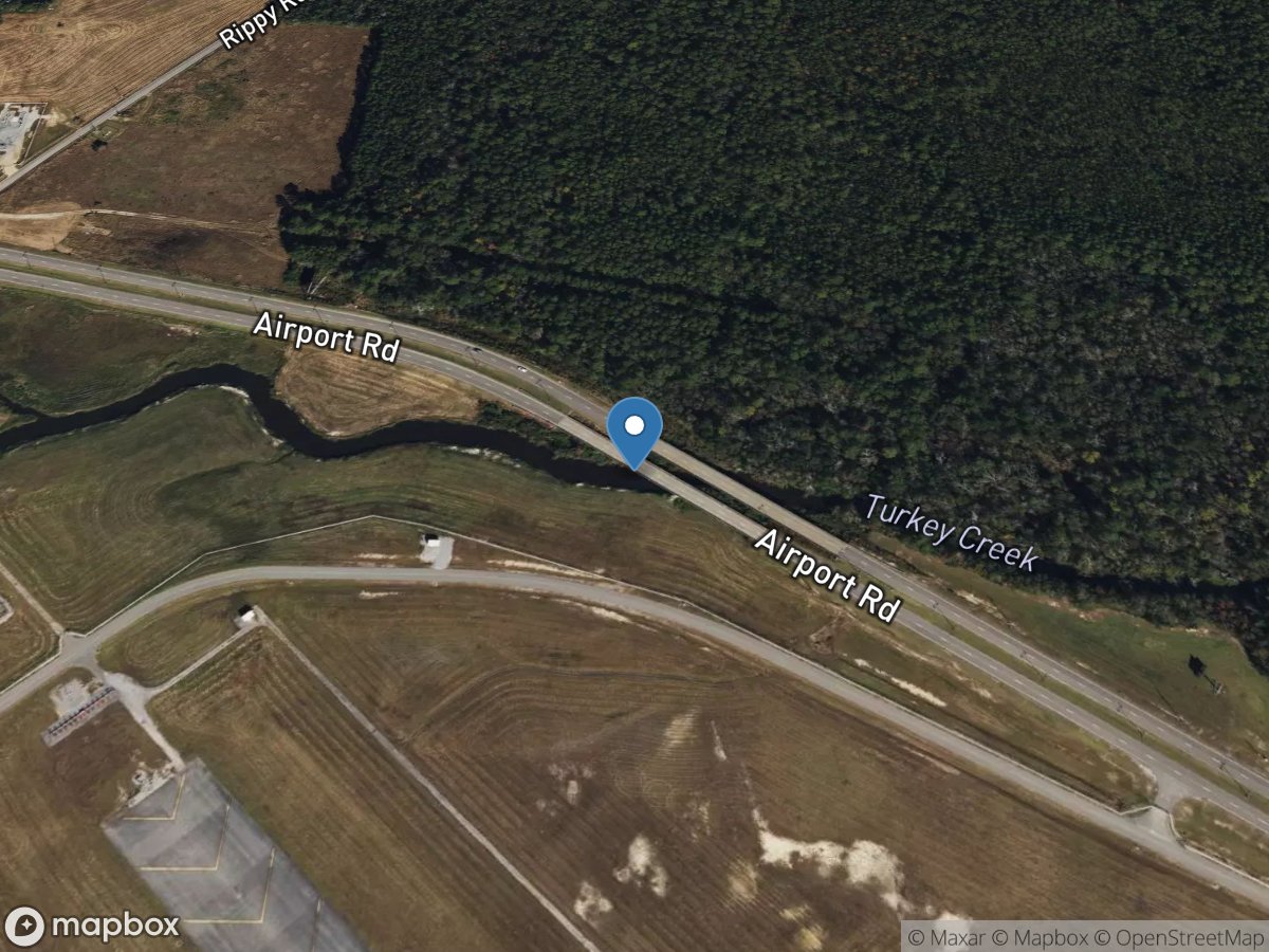 Turkey Creek at Airport Road at Gulfport, MS location