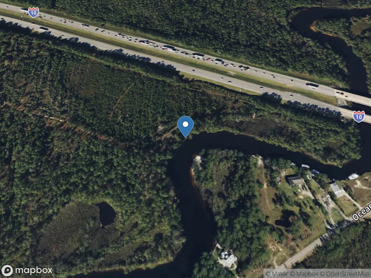 Old Fort Bayou near Ocean Springs, MS location