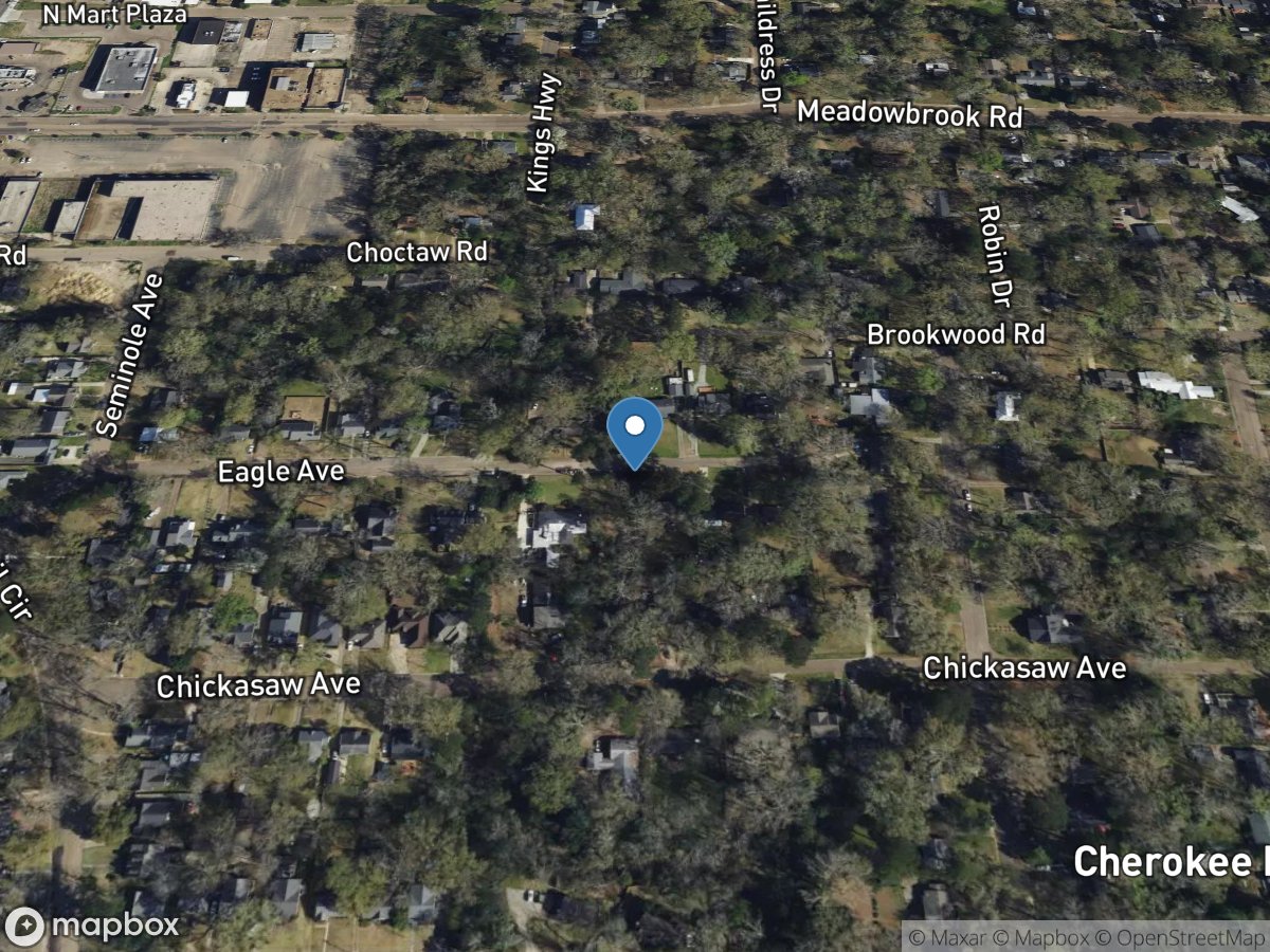 Eubanks Creek at Eagle Avenue at Jackson, MS location