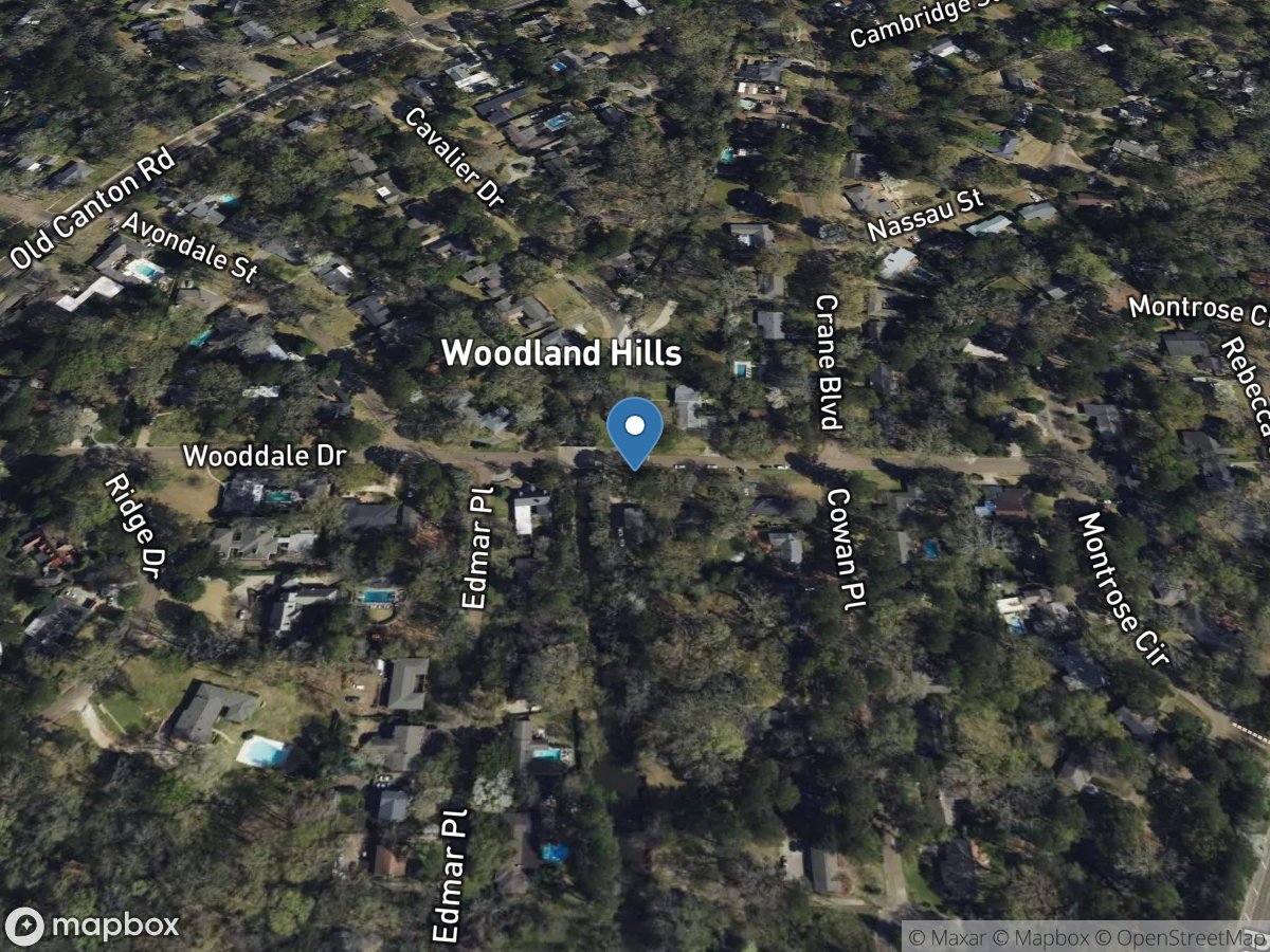 Eubanks Creek at Jackson, MS location