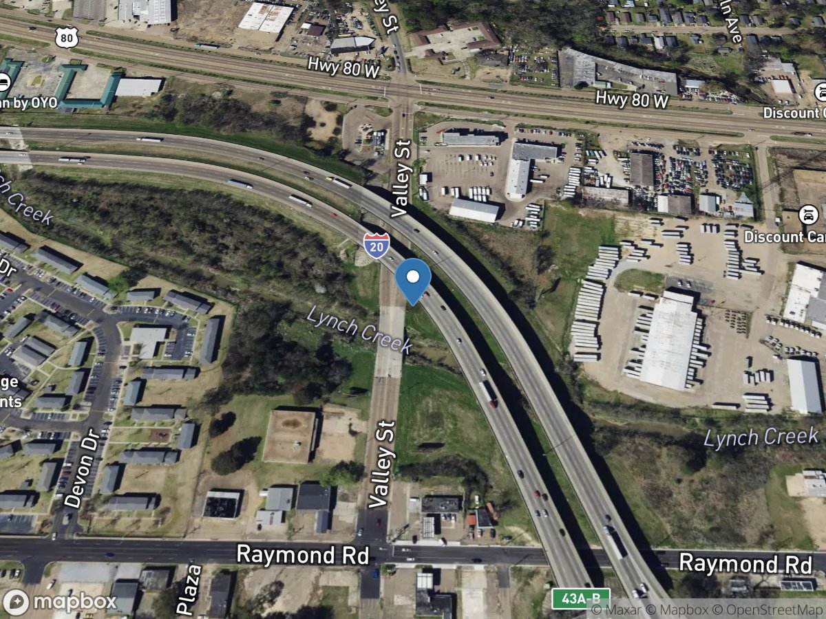 Lynch Creek at Jackson, MS location