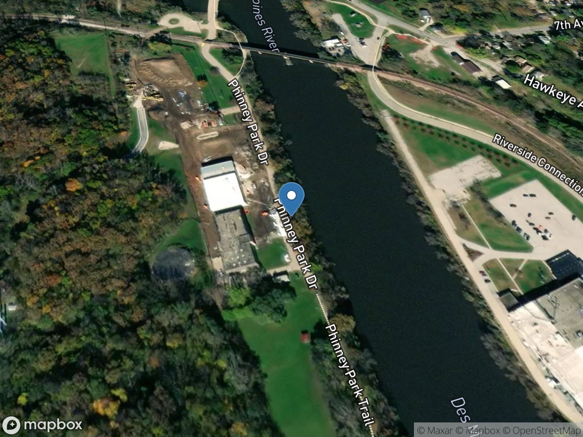 Des Moines River at Fort Dodge, IA location