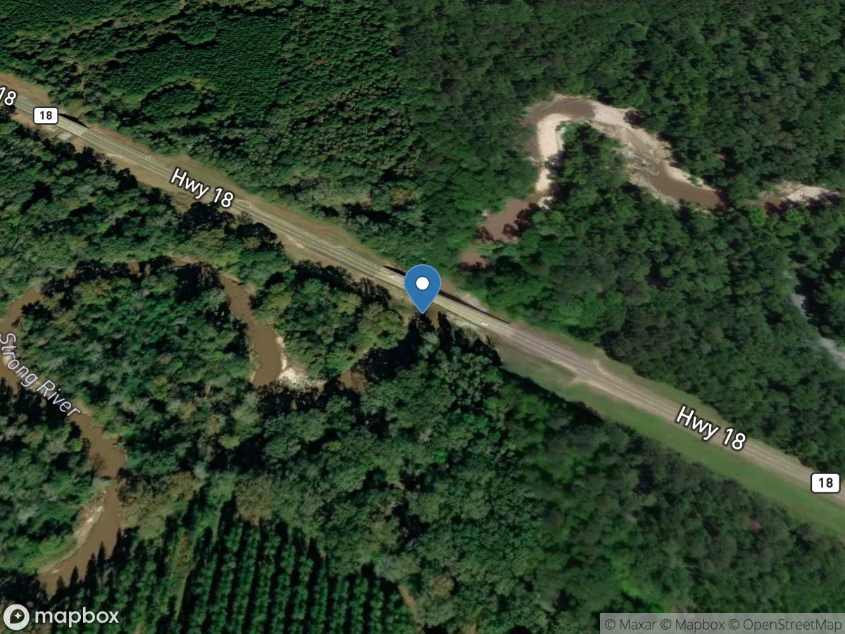 Strong River near Puckett, MS location