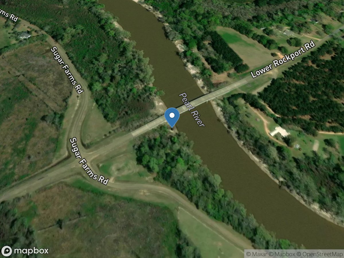 Pearl River at Rockport, MS location