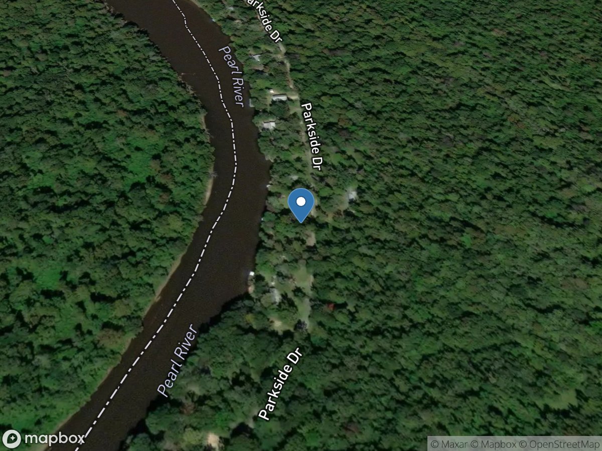 East Pearl River above Wilson Sl at Walkiah Bluff, MS location