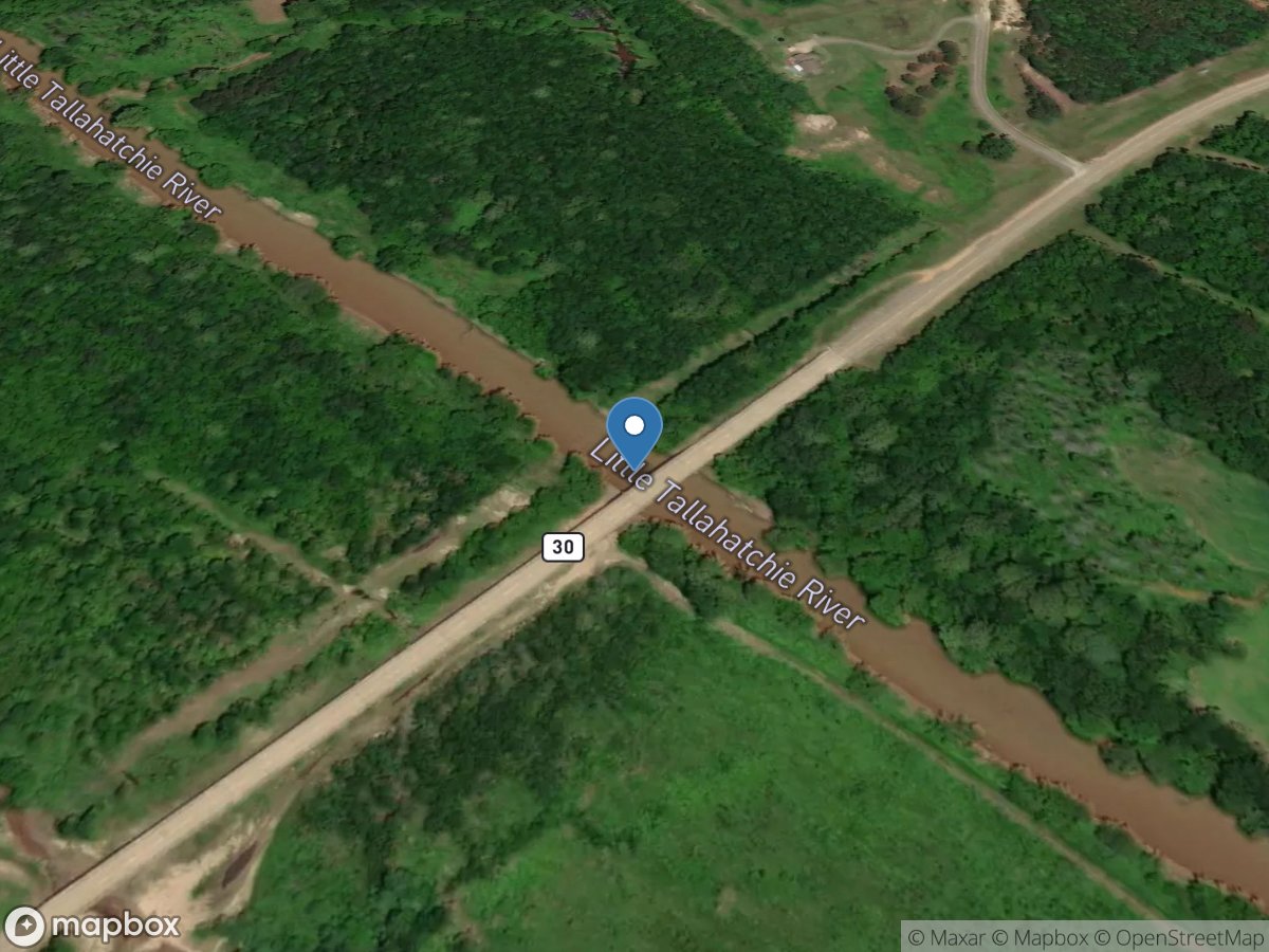 Little Tallahatchie River at Etta, MS location