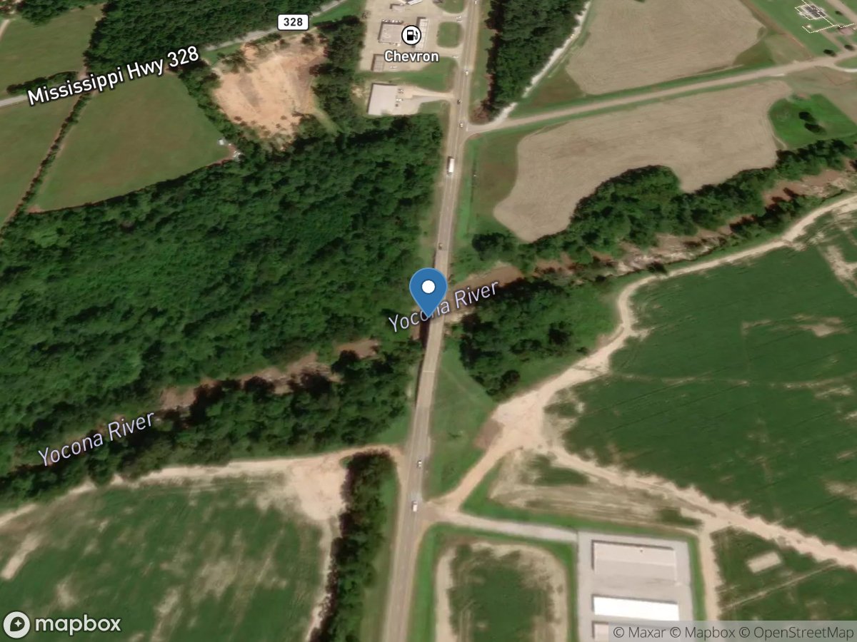 Yocona River near Oxford, MS location