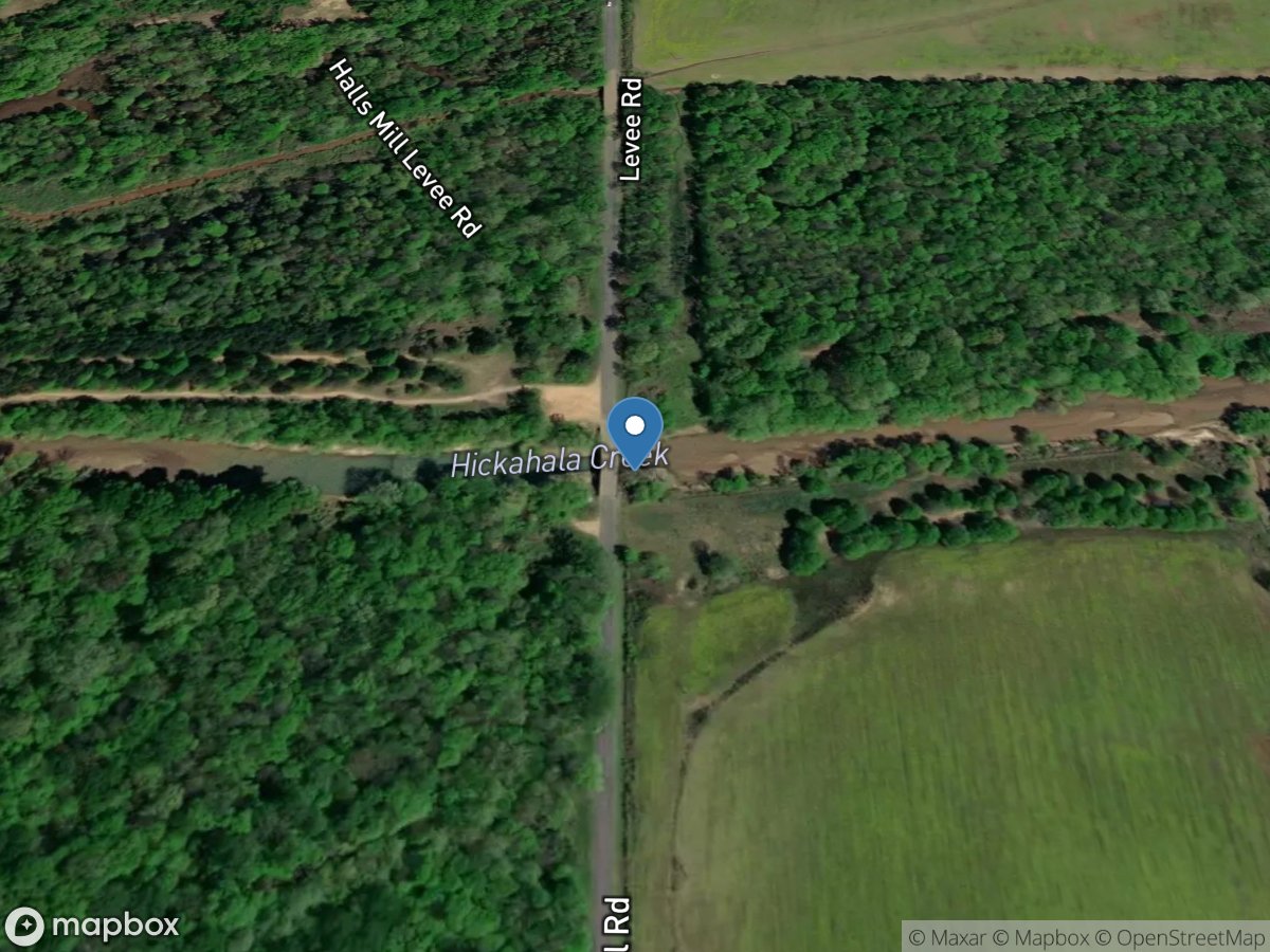 Hickahala Creek near Senatobia, MS location