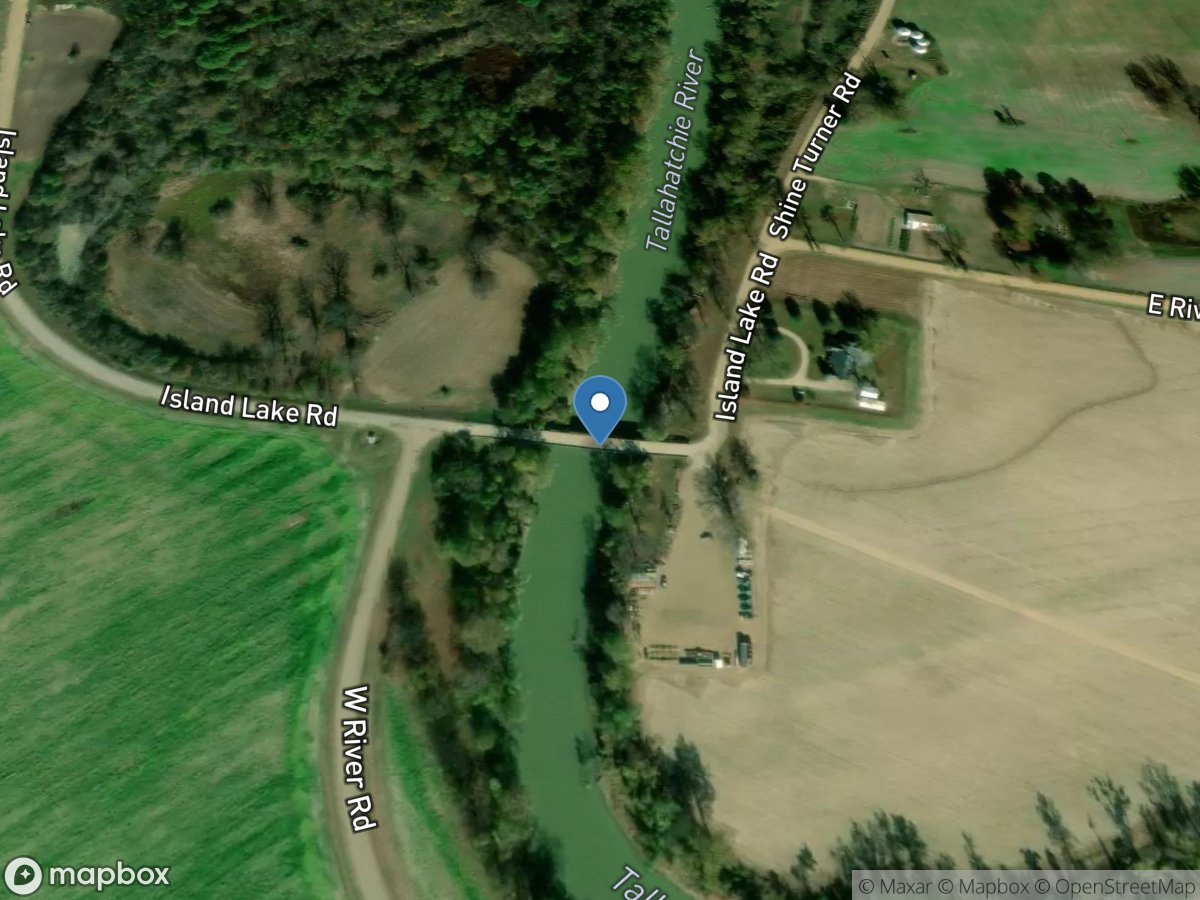 Tallahatchie River at Allen, MS location