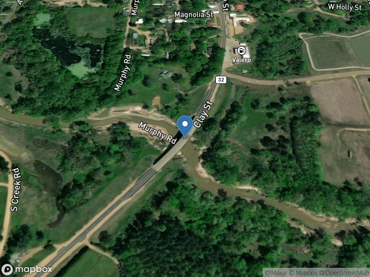 Tillatoba Creek at Charleston, MS location