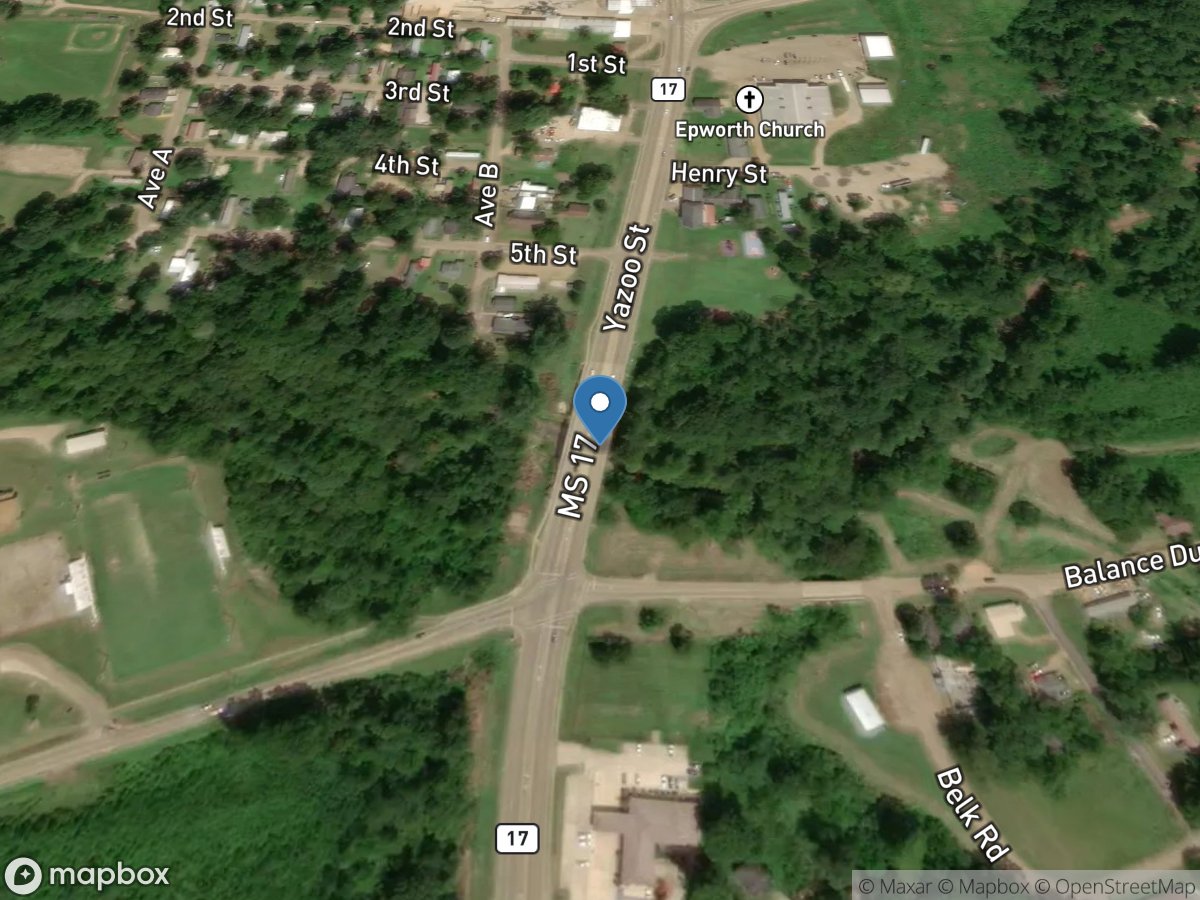 Black Creek at Lexington, MS location