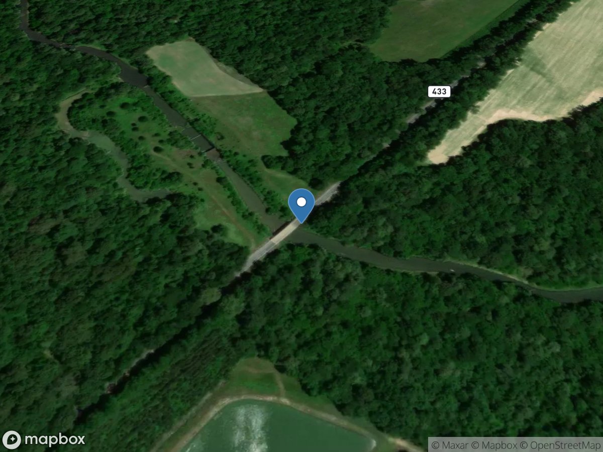 Piney Creek near Benton, MS location