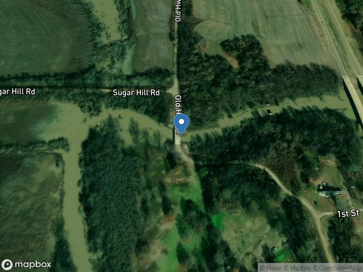 Hushpuckena River at Hushpuckena, MS location