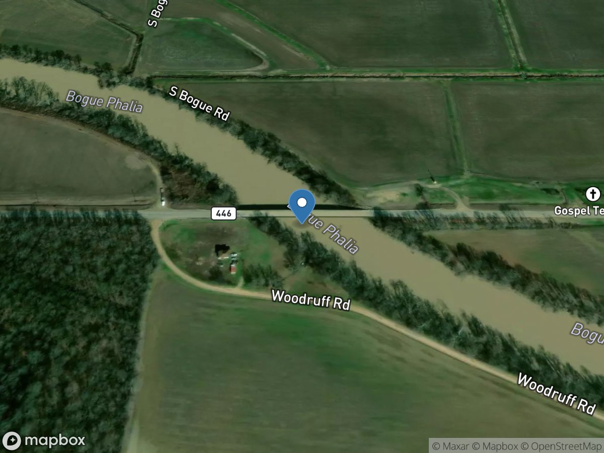 Bogue Phalia near Skene, MS location