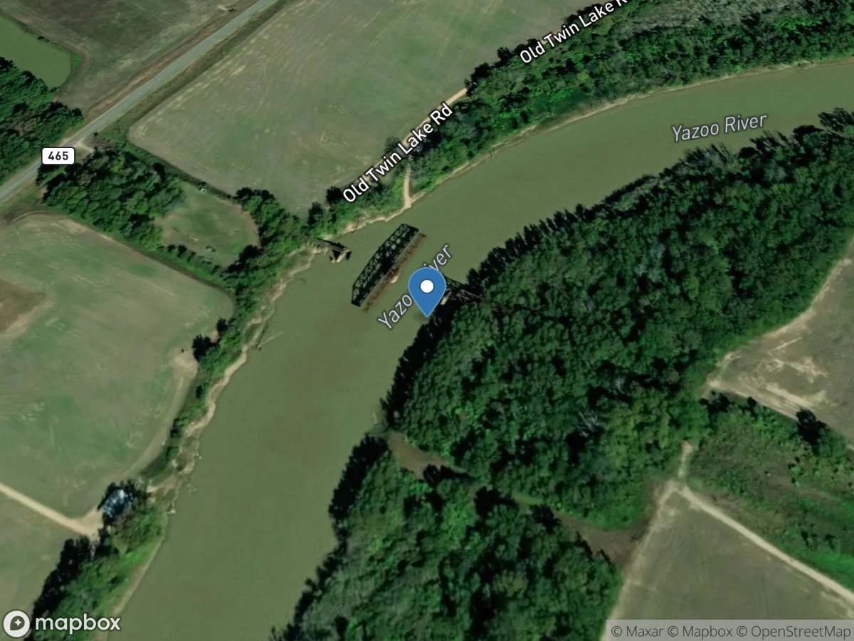 Yazoo River at Redwood, MS location