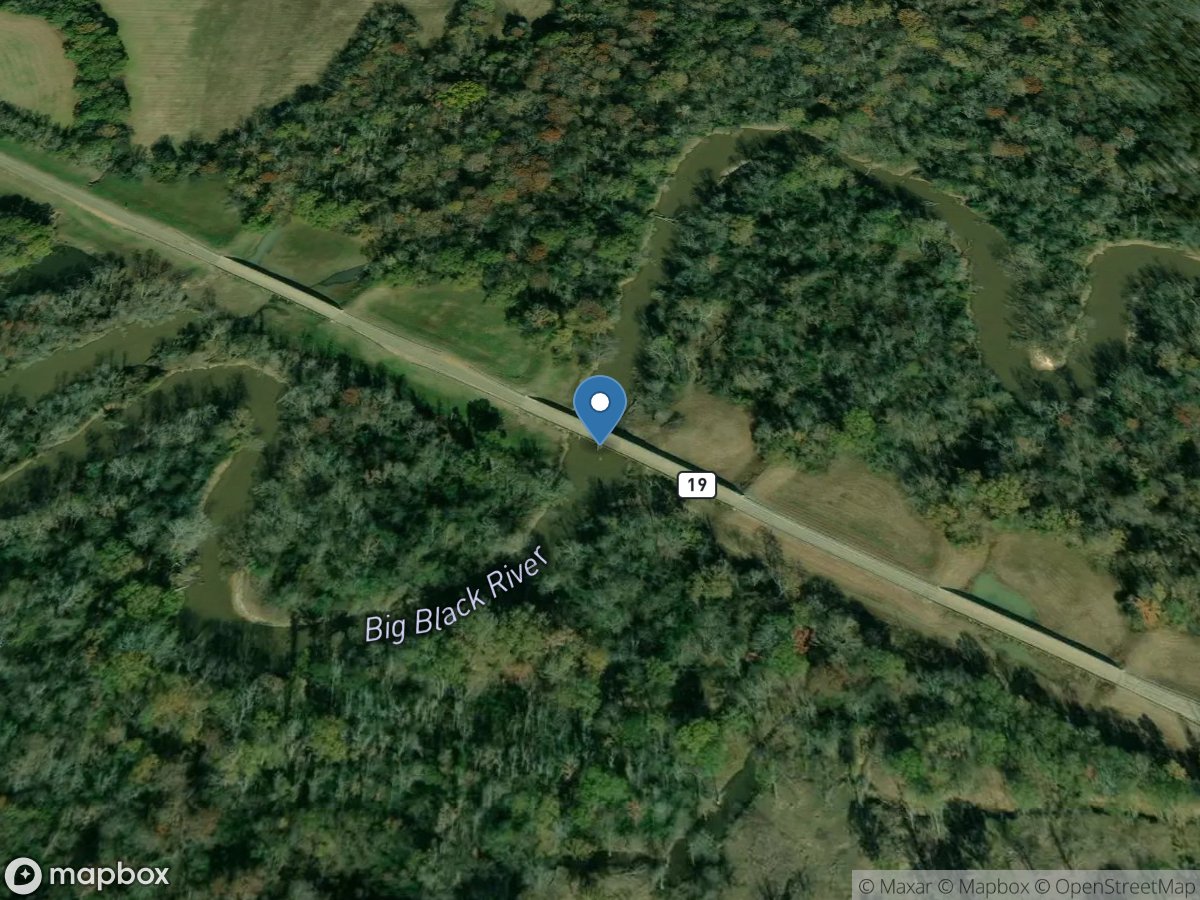 Big Black River at West, MS location