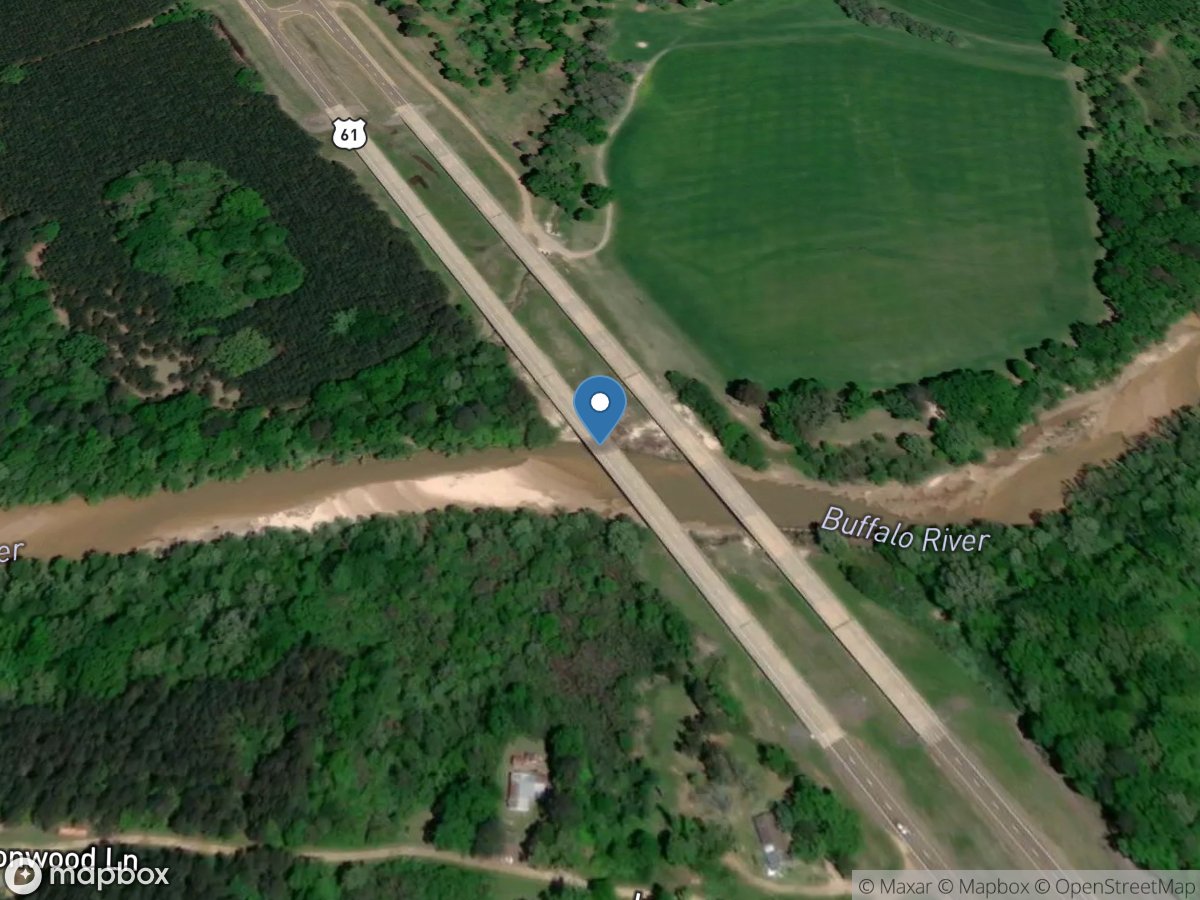 Buffalo River near Woodville, MS location