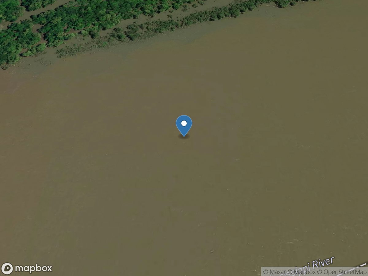Mississippi River at Tarbert Landing, MS location