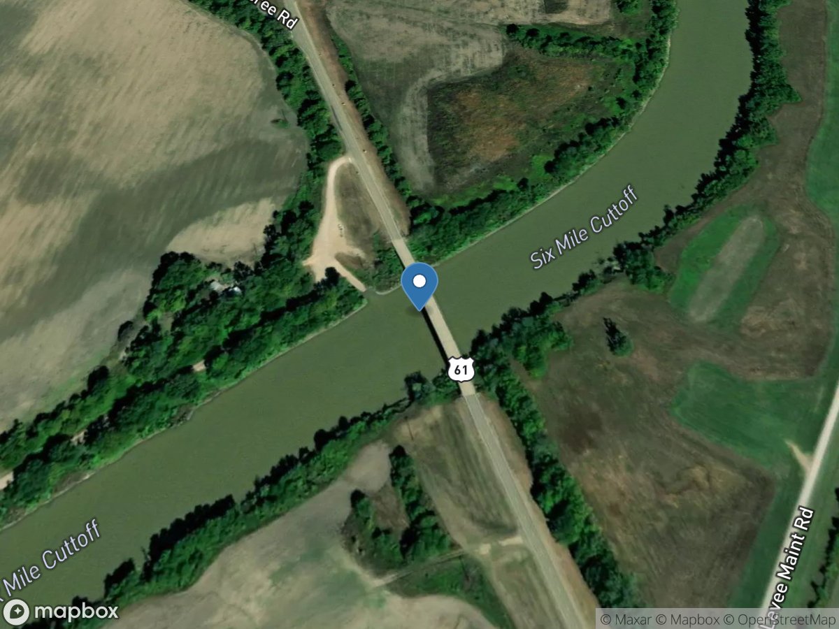 Big Sunflower Diversion Canal near Redwood, MS location