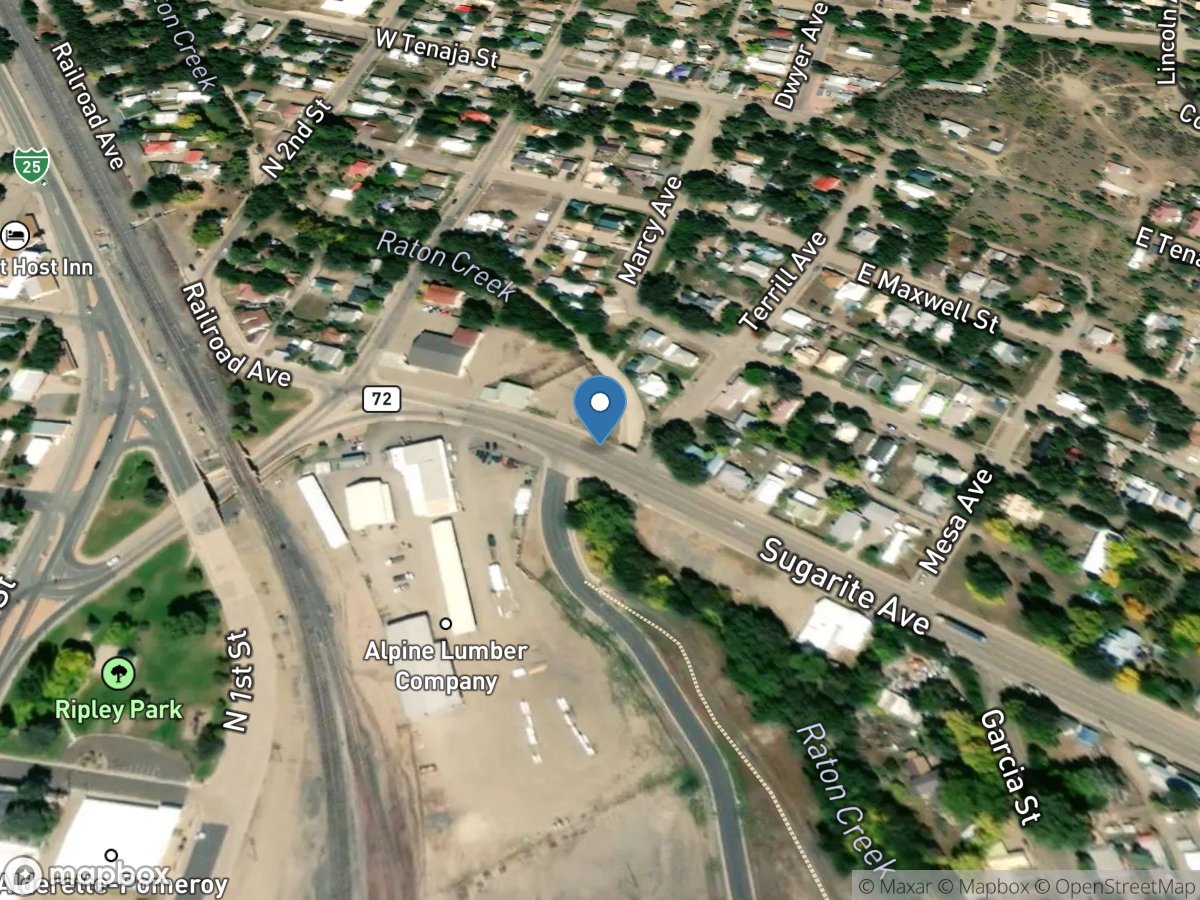 Raton Creek at Raton, NM location