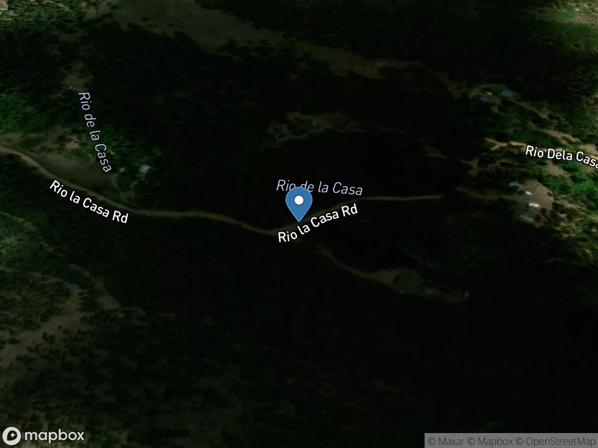 Rio LA Casa above Cleveland, NM location