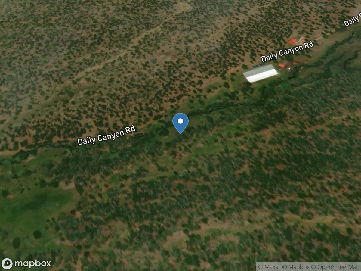 Daily Creek near Rociada, NM location