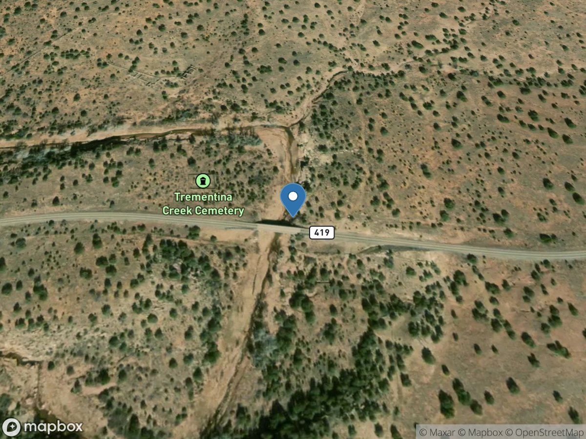 Trementina Creek at Trementina, NM location