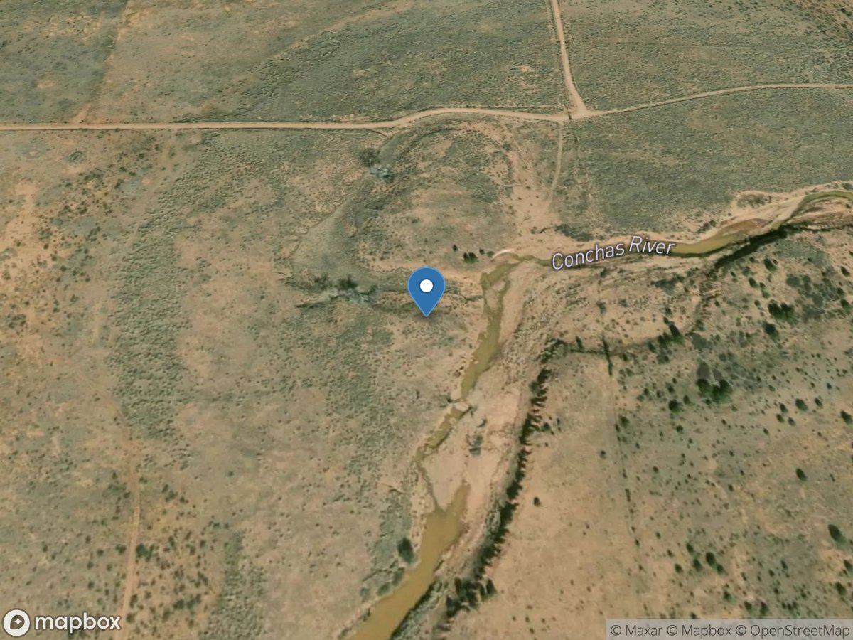 Conchas River at Variadero, NM location