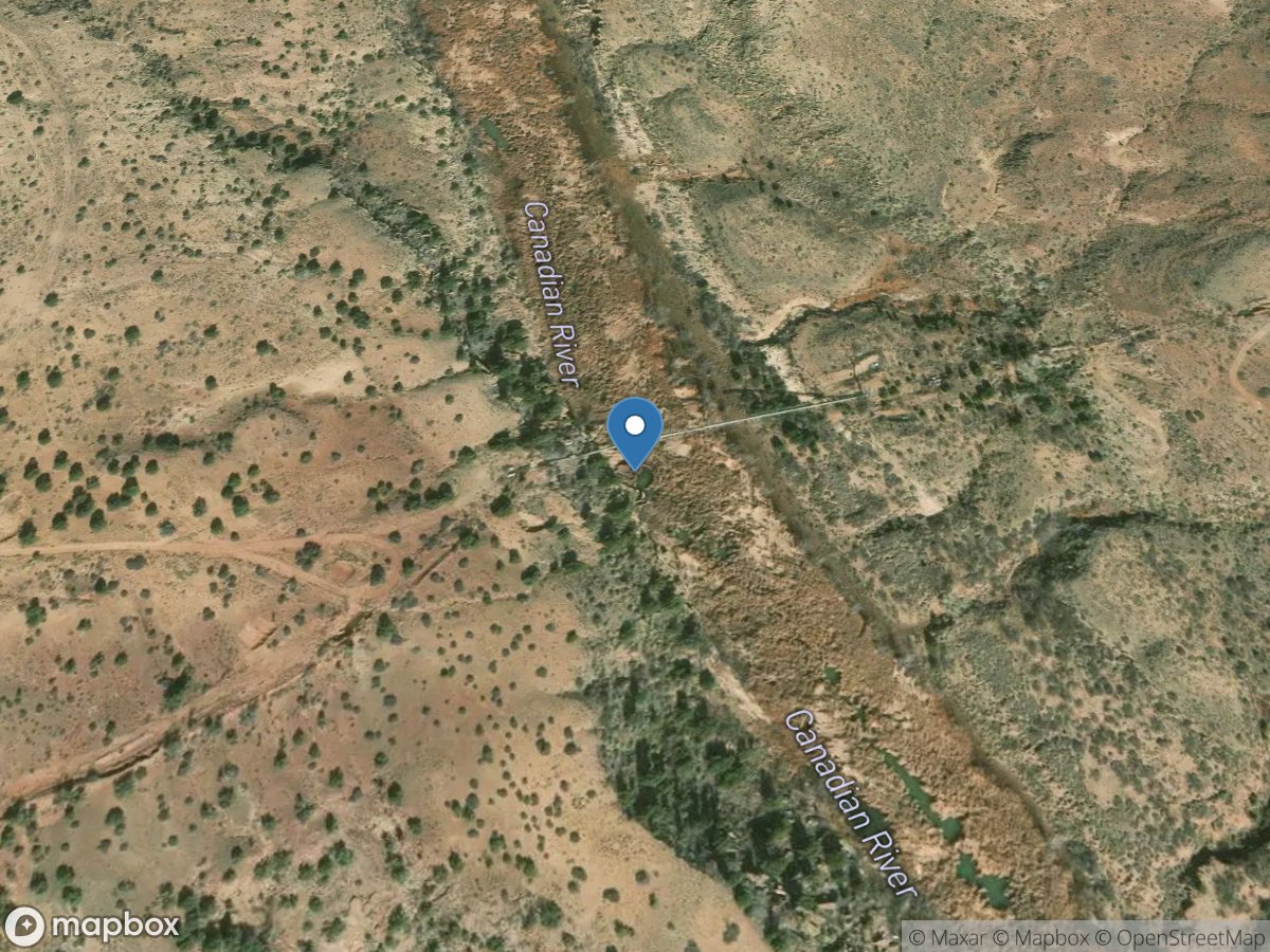 Canadian River below Conchas DAM, NM location