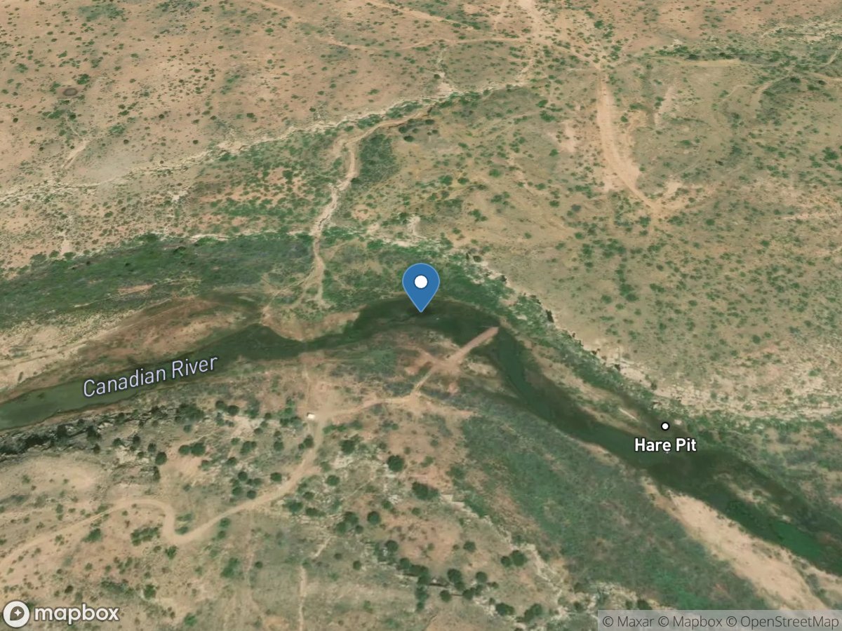 Canadian River at Logan, NM location