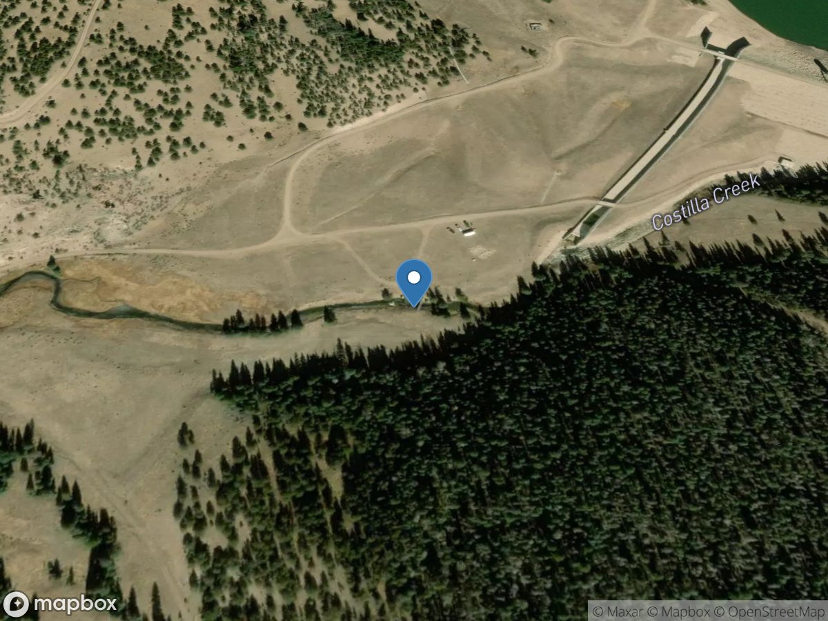 Costilla Creek below Costilla DAM, NM location