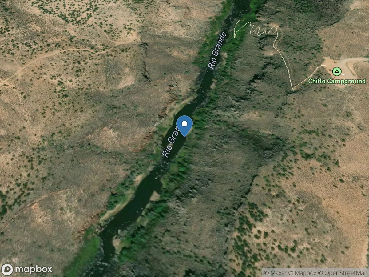 Rio Grande near Cerro, NM location