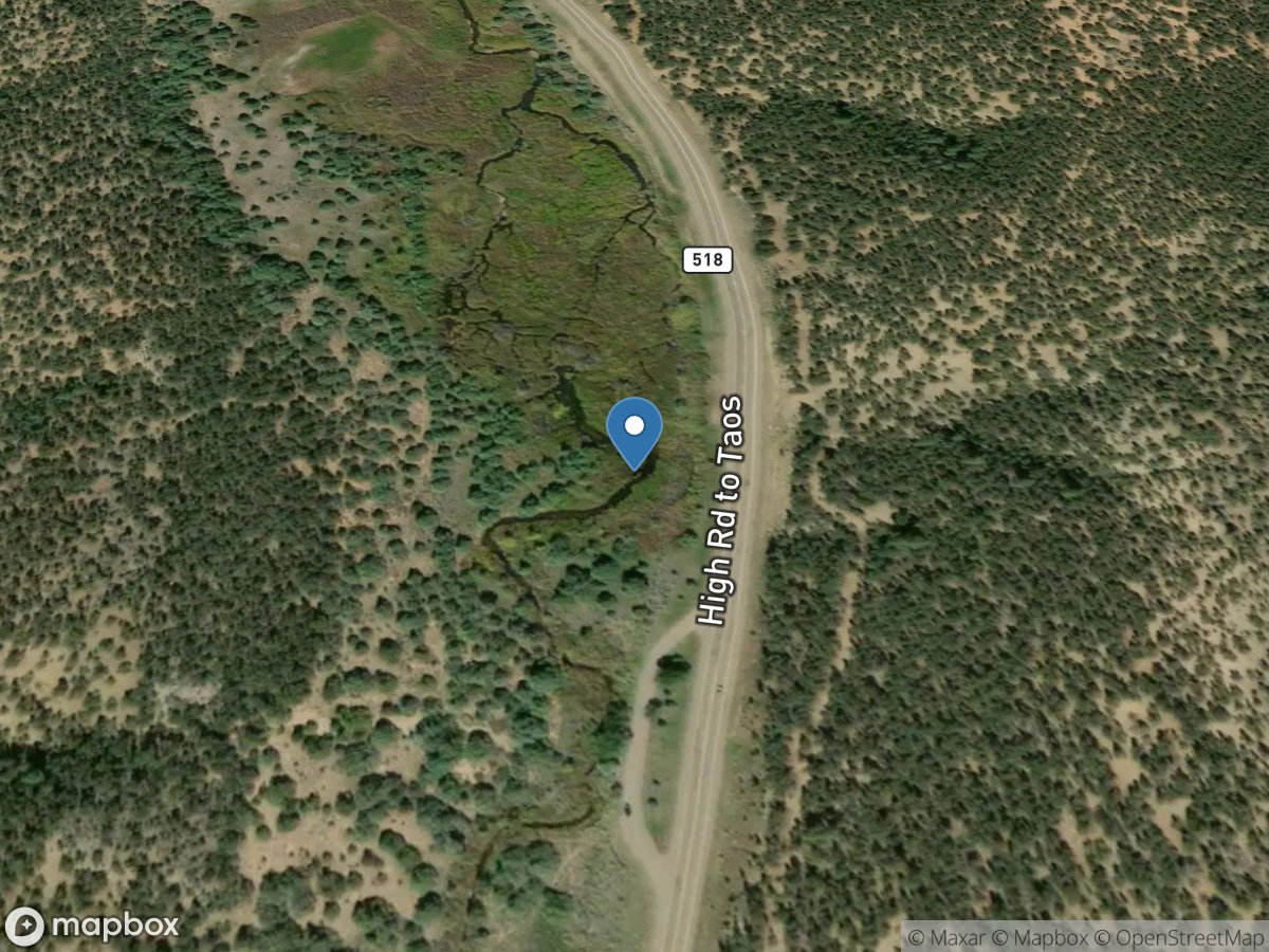 Rio Grande Del Rancho near Talpa, NM location