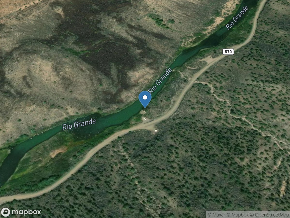 Rio Grande below Taos Junction Bridge near Taos, NM location