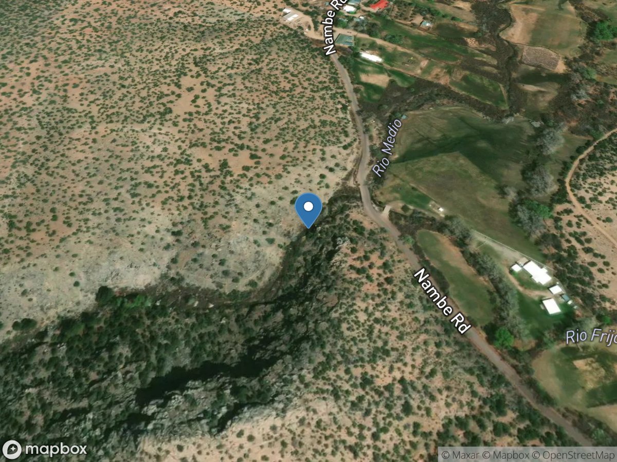 Santa Cruz River near Cundiyo, NM location