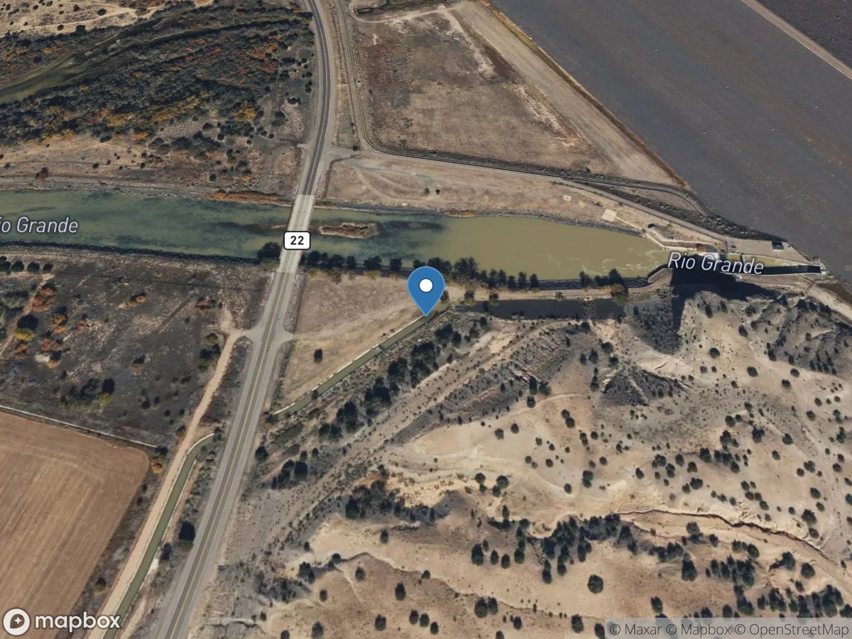 Cochiti East Side Main Canal at Cochiti, NM location