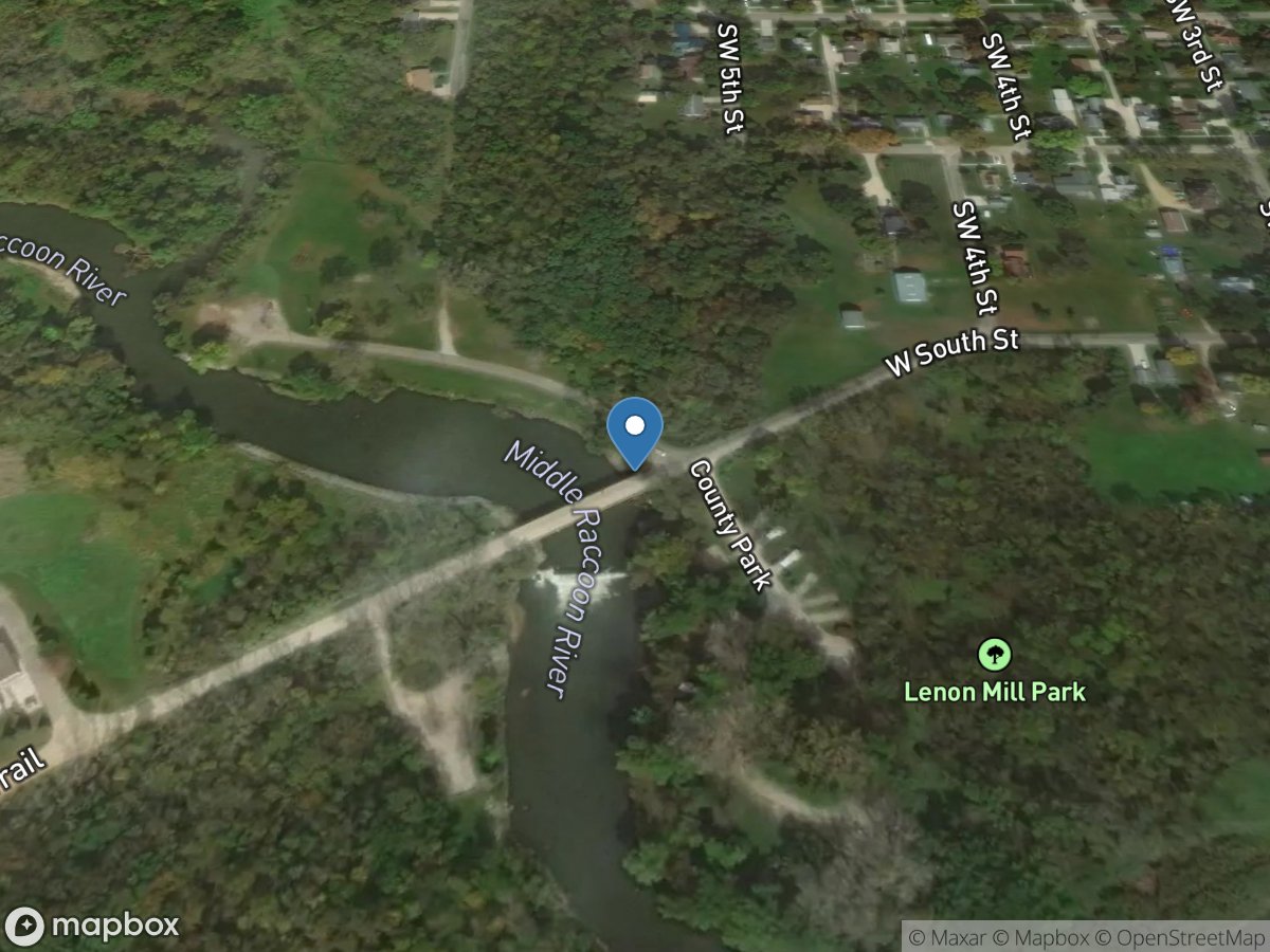 Middle Raccoon River at Panora, IA location