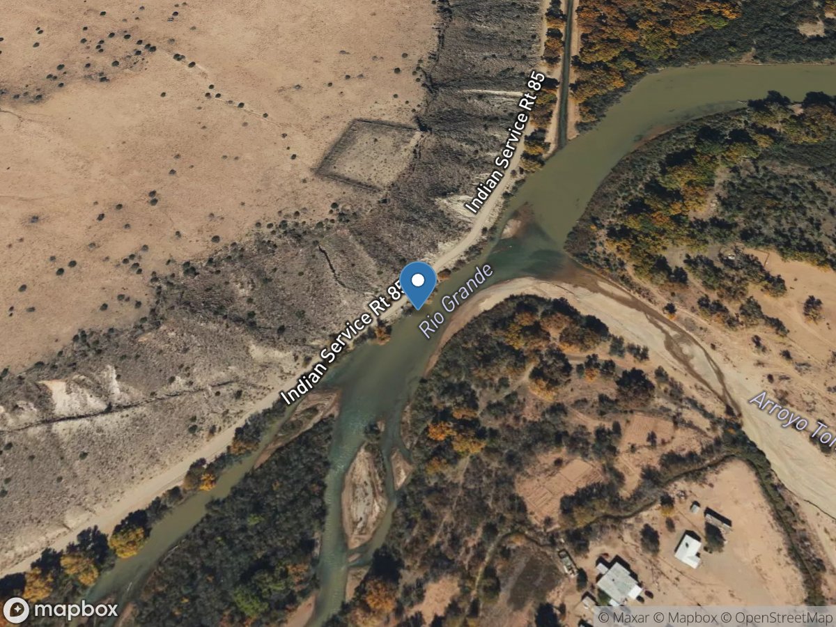 Rio Grande at San Felipe, NM location