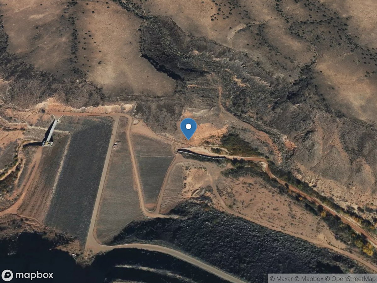 Jemez River Outlet below Jemez Canyon DAM, NM location